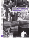 Annales de la recherche urbaine (Les), 66 - Mars 1995 - Régularisations de propriétés