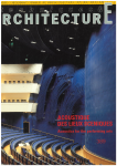 Techniques et architecture, 389 - Avril-Mai 1990 - Acoustique des lieux scéniques
