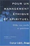 Pour un management éthique et spirituel