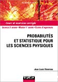 Probabilités et statistiques pour les sciences physiques