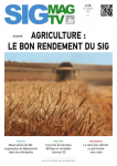 SIGMAG, 26 - Octobre 2020 - Agriculture : le bon rendement du SIG