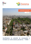 Identification du potentiel de renaturation à l’échelle de l’unité urbaine parisienne