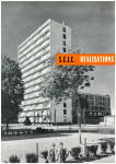 Techniques et architecture, N° spécial 19e série - Janvier 1959 - SCIC, réalisations 1954-1959