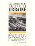 Annales de la recherche urbaine (Les), 43 - Septembre 1989 - Révolution et aménagement