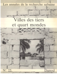 Annales de la recherche urbaine (Les), 25 - Janvier 1985 - Villes des tiers et quart mondes