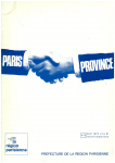 Bulletin d'information de la Région parisienne, 9 - Août 1973 - Paris - Province