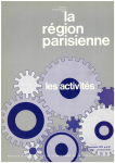 Bulletin d'information de la Région parisienne, 10 - Novembre 1973 - Les activités