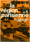 Bulletin d'information de la Région parisienne, 4 - Octobre 1971 - Les transports nouveaux
