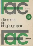 Elements de biogéographie