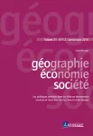 Géographie, économie, société, Volume 21 - N°1-2 - Janvier - juin 2019 - Les politiques urbaines dans les villes en décroissance 