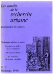 Annales de la recherche urbaine (Les), 7 - Printemps 1980 - Techniques urbaines à vendre