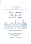 États généraux de la qualité de la vie à Paris