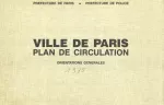 Ville de Paris. Plan de circulation : orientations générales