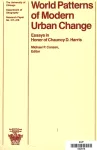 World patterns of modern urban change