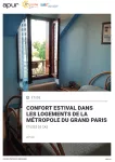 Confort estival dans les logements de la Métropole du Grand Paris