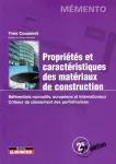 Propriétés et caractéristiques des matériaux de construction