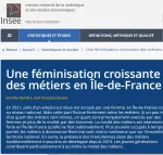 Une féminisation croissante des métiers en Ile-de-France