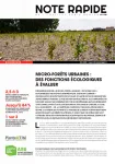 Micro-forêts urbaines : des fonctions écologiques à évaluer