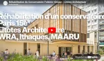 Réhabilitation du conservatoire Frédéric Chopin par l'atelier Litotes architecture