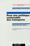 Pour une politique soutenable des transports