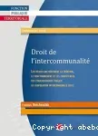 Droit de l'intercommunalité