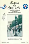 Cahiers du Centre de recherches et d'études sur Paris et l'Ile-de-France, N°56 - Septembre 1996 - Le mobilier urbain à Paris