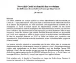 Mortalité Covid et densité des territoires