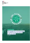 Loi climat et résilience