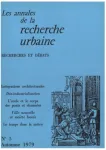 Annales de la recherche urbaine (Les), 5 - Automne 1979 - Intégrations architecturales