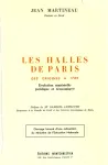Les Halles de Paris des origines à 1789