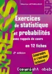 Exercices de statistiques et probabilités