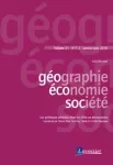 Géographie, économie, société, Volume 21 - N°1-2 - Janvier - juin 2019 - Les politiques urbaines dans les villes en décroissance 
